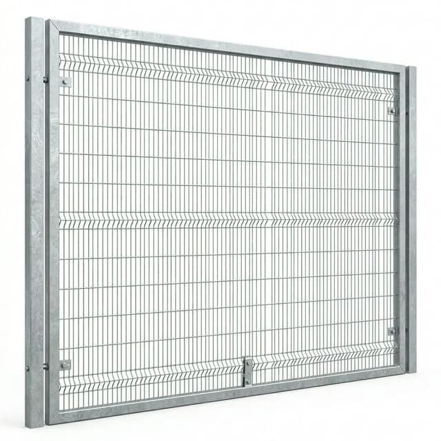 Anti climb fence perimeter using welded 358 mesh fencing panels