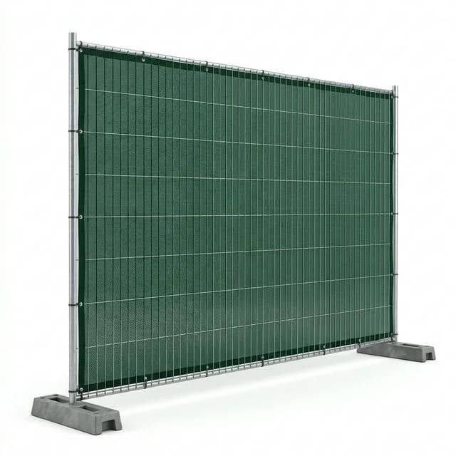 Construction fence screen image used for privacy policy header